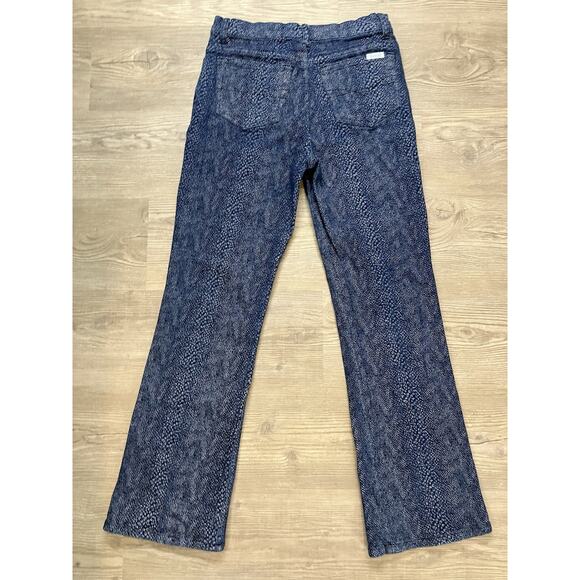 Zana Di Flared Snakeskin Print Jeans Women’s Size 9 - Picture 5 of 9